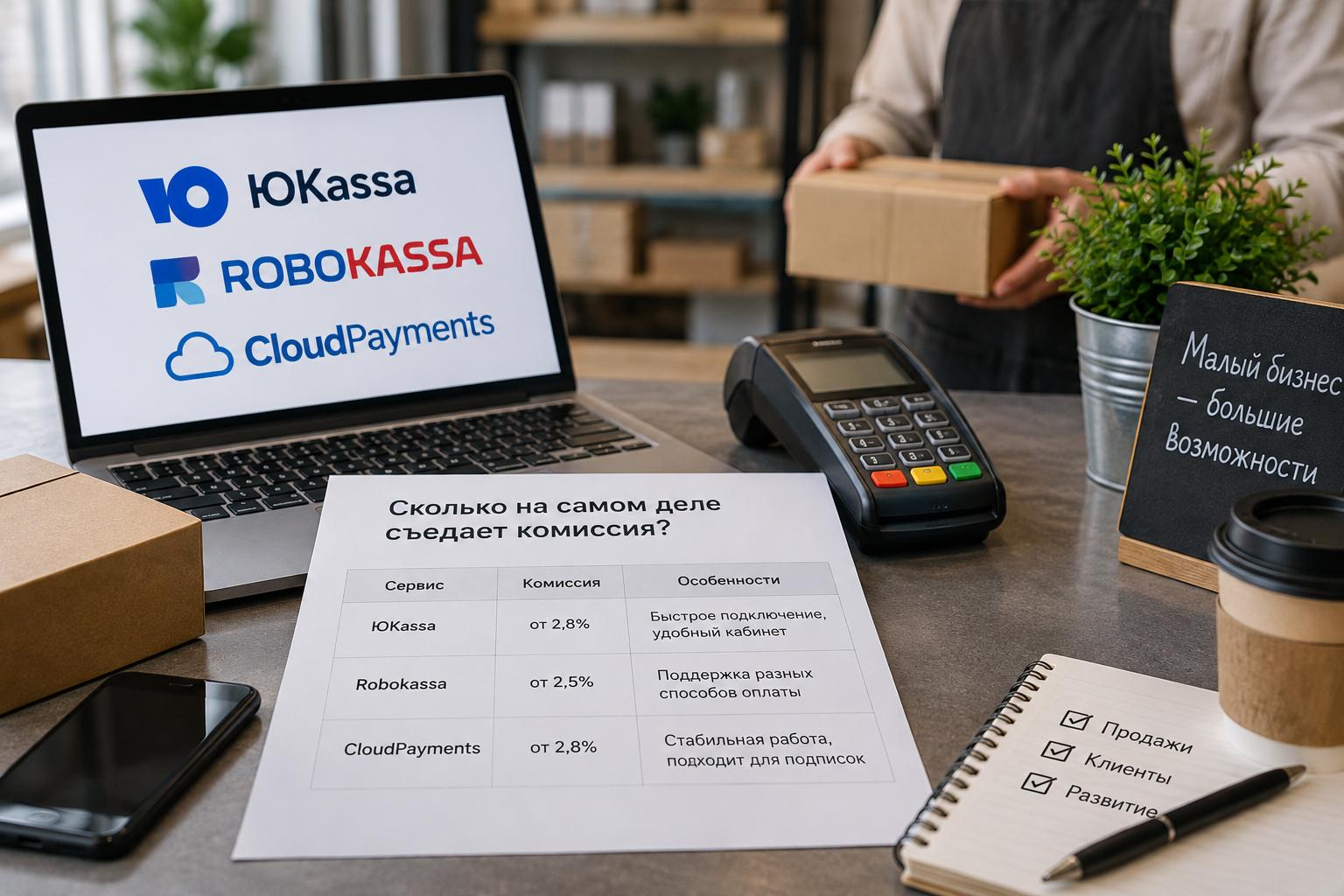 ЮKassa, Robokassa или CloudPayments: сколько реально съедает комиссия и какую выбрать малому бизнесу