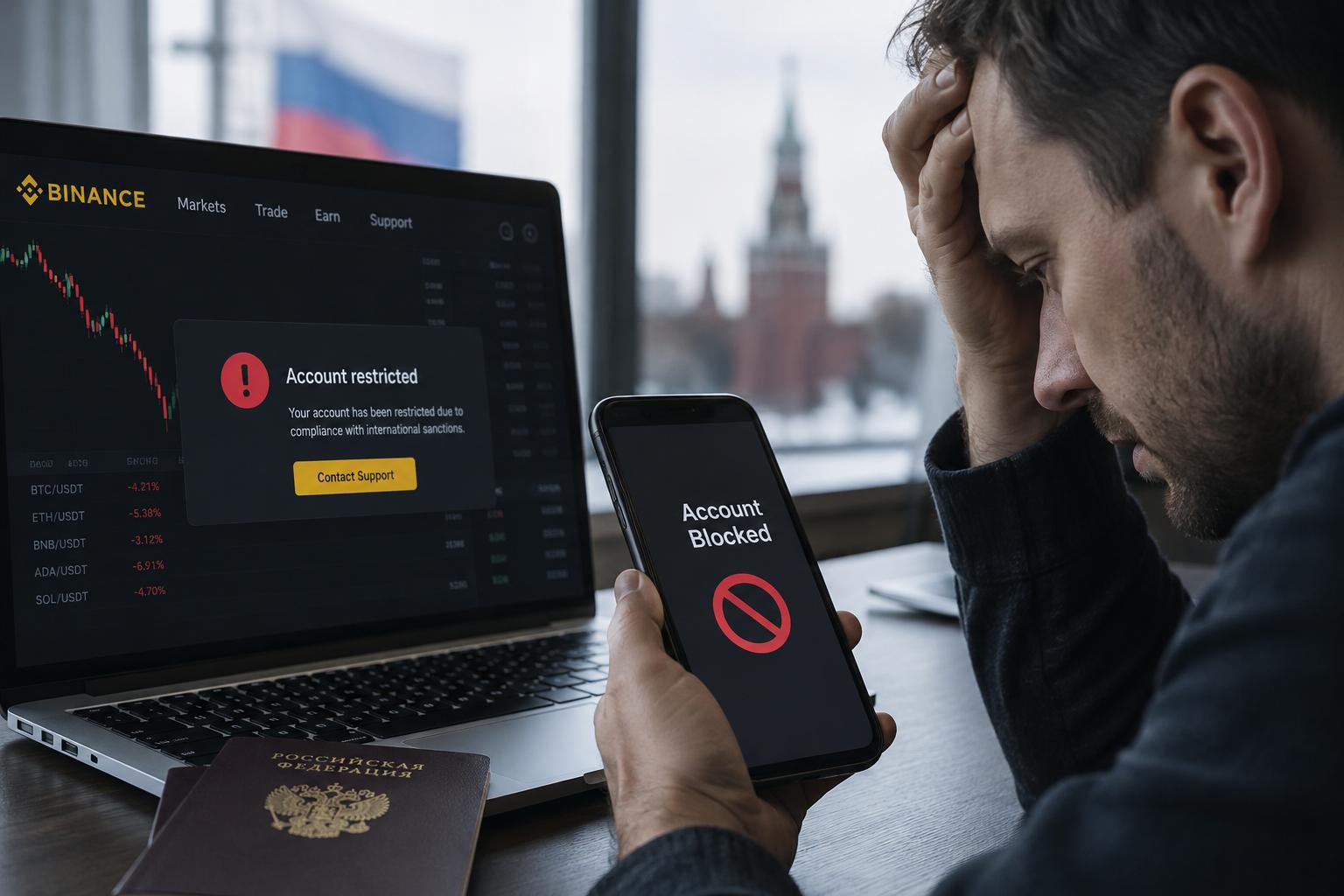 Биржа ушла из России: как спасти деньги, если ваш аккаунт попал под санкции
